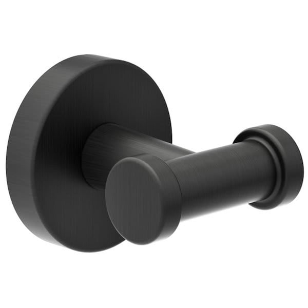 Symmons Dia Double Robe Hook in Matte Black SYM353DRHMB - main